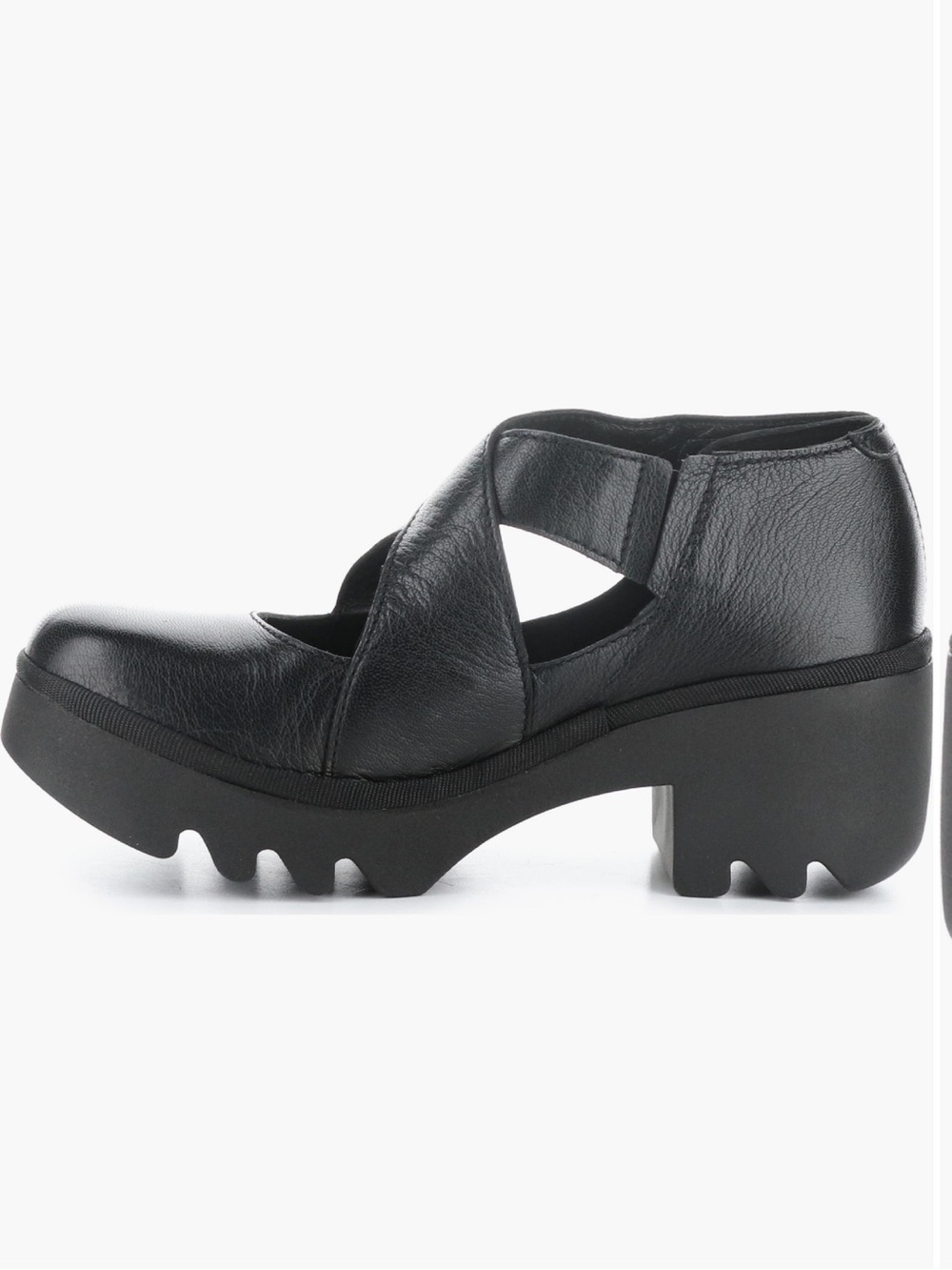 Fly London Togo 533 Leather Platform Shoes 39/9 - Picture 4 of 15
